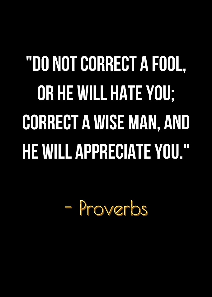 Proverbs Quote