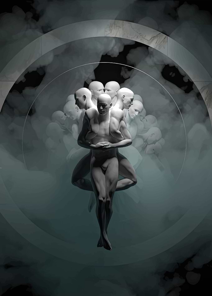 Surreal Human Figure