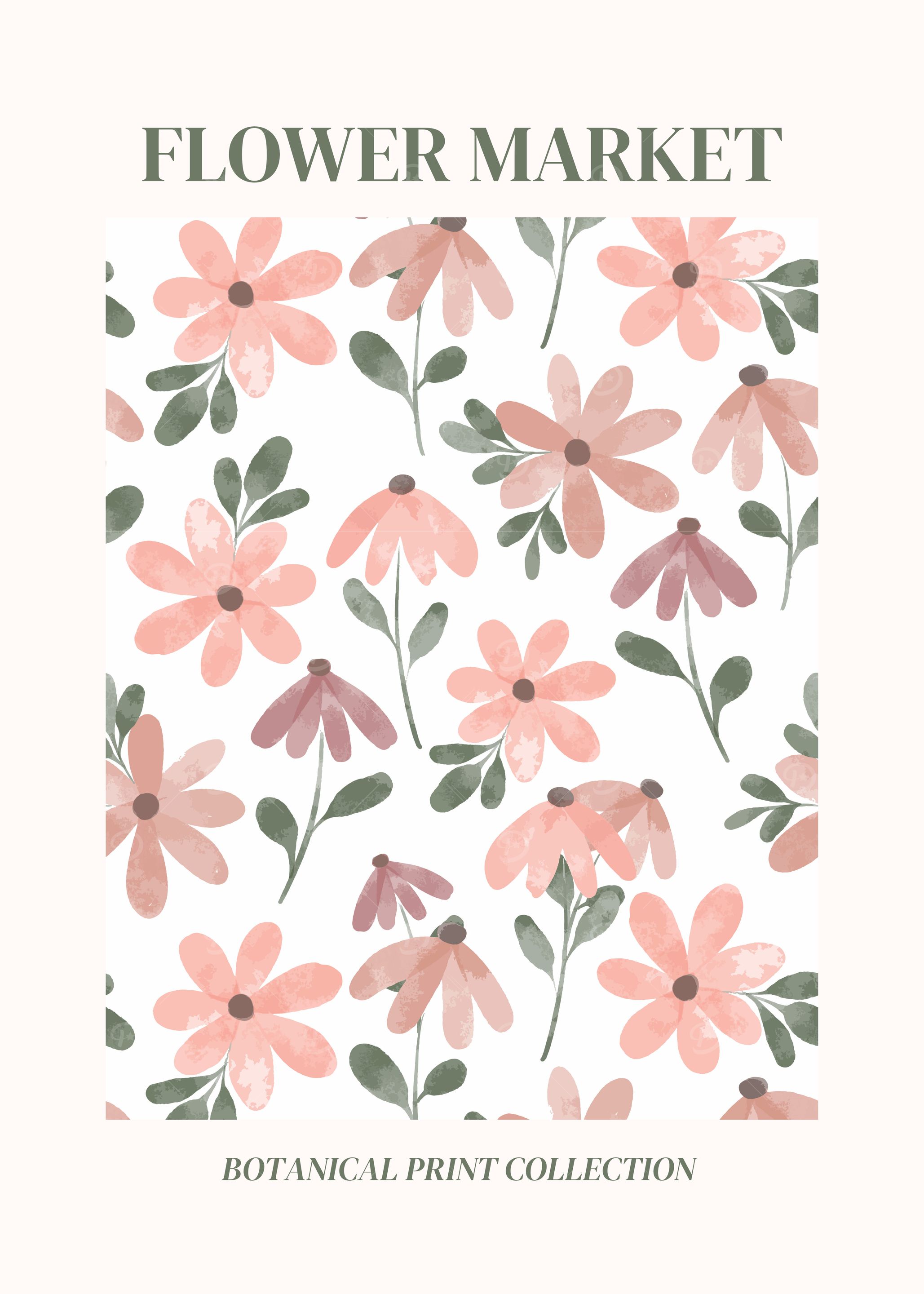 Floral Watercolor Pattern