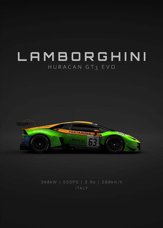 Huracan GT3 ACC No 63 - Specs
