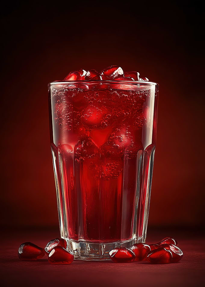 Pomegranate Juice with Ice
