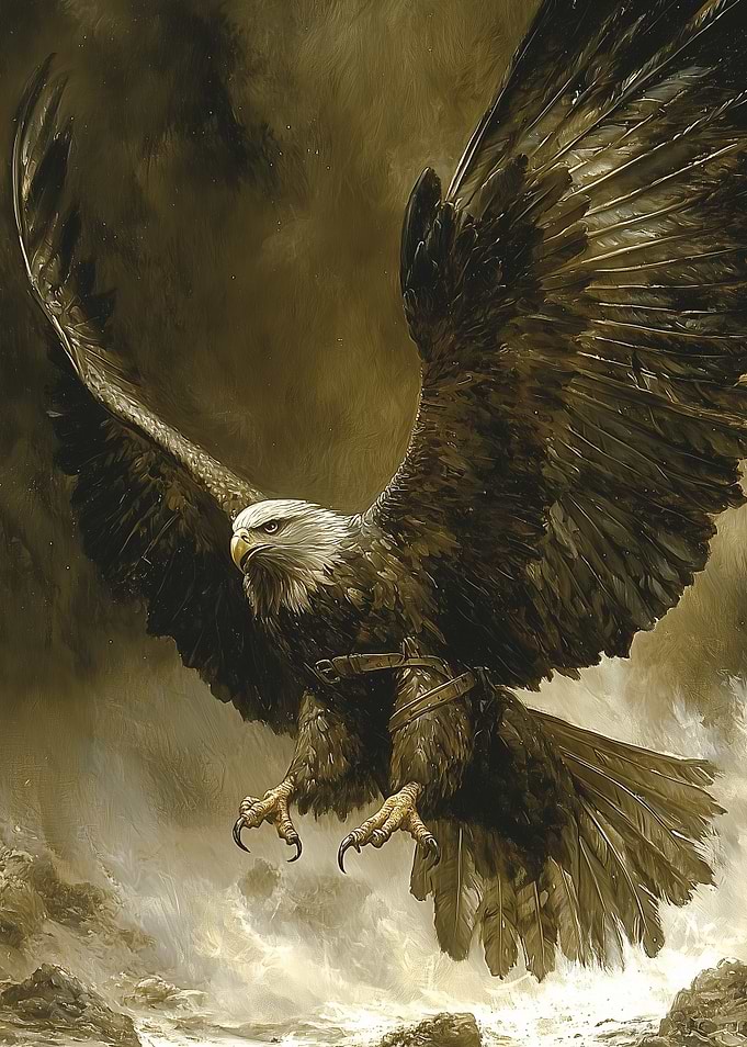 Majestic Eagle in Flight
