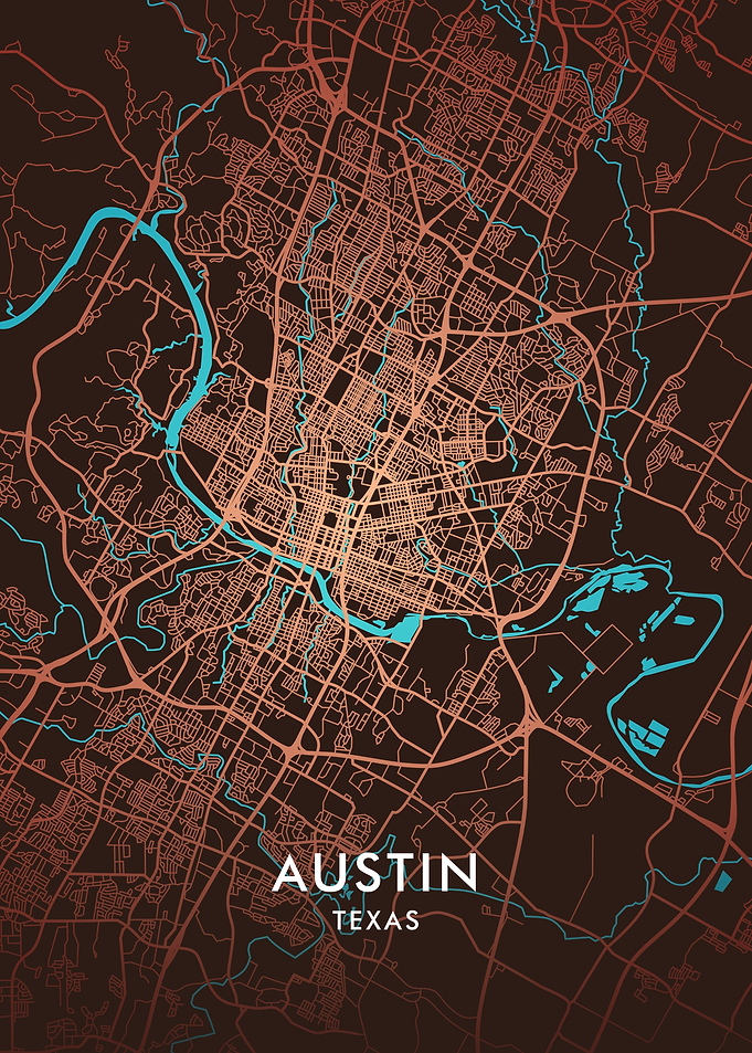 Austin, Texas Map