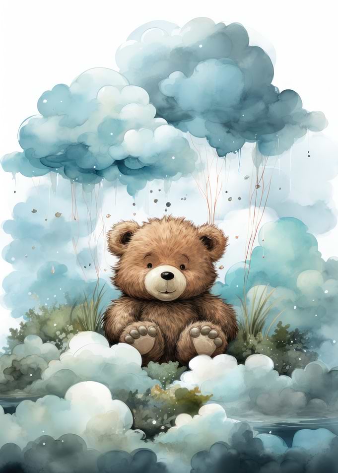 Teddy Bear in the Clouds