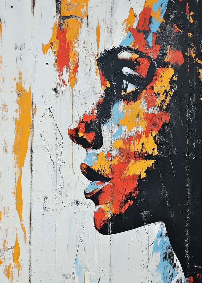 Abstract Woman Portrait