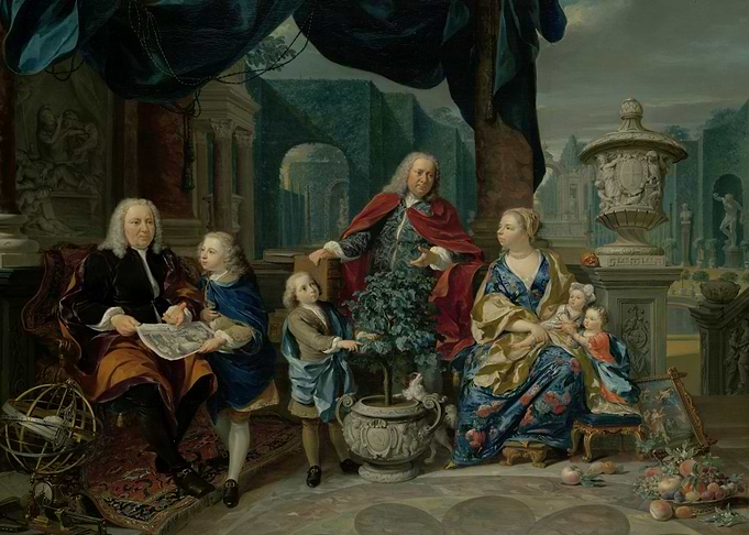Family Portrait in a Garden