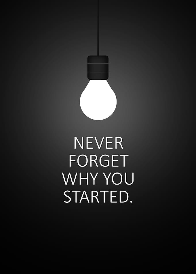 Lightbulb Motivation Poster