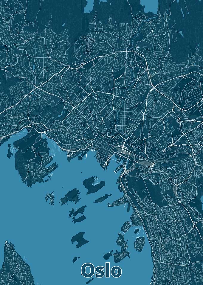 Oslo City Map
