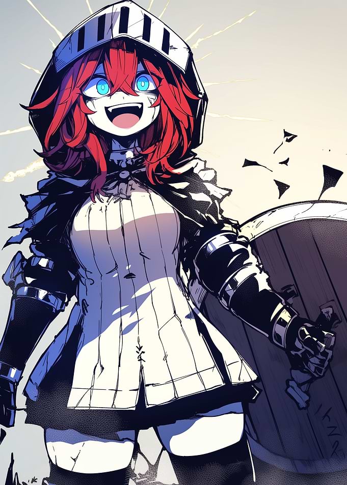Red-Haired Knight Girl
