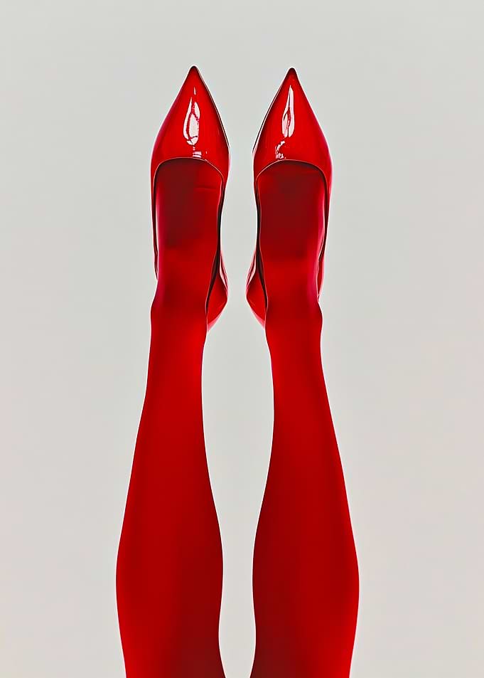Red Heels and Tights