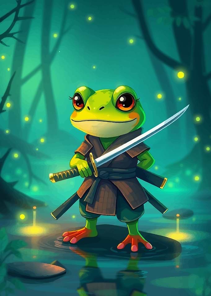 Frog Samurai
