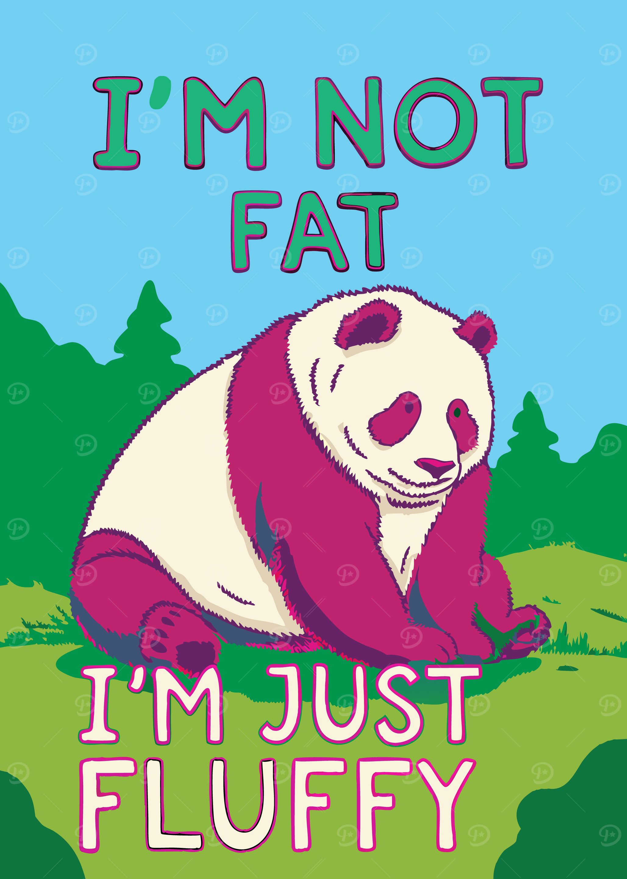 Panda Fluffy Quote