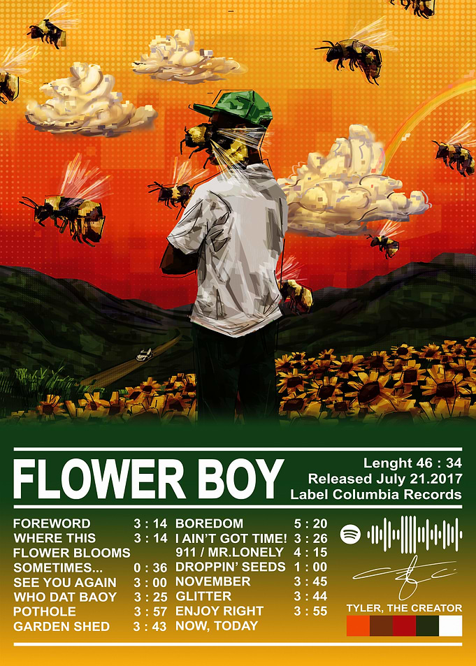 Tyler, The Creator - Flower Boy Album Cover