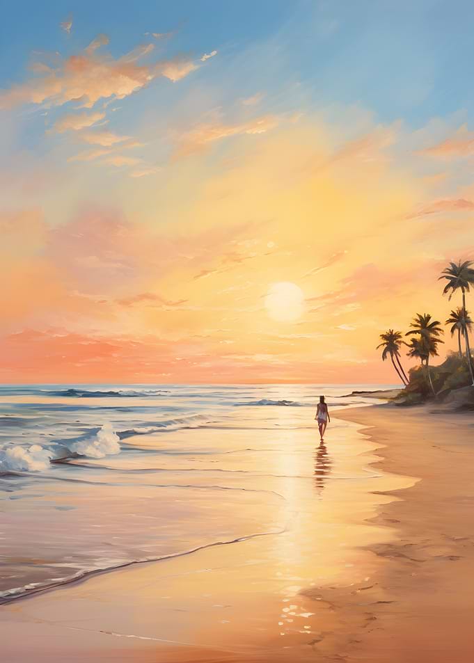 Sunset Beach Walk