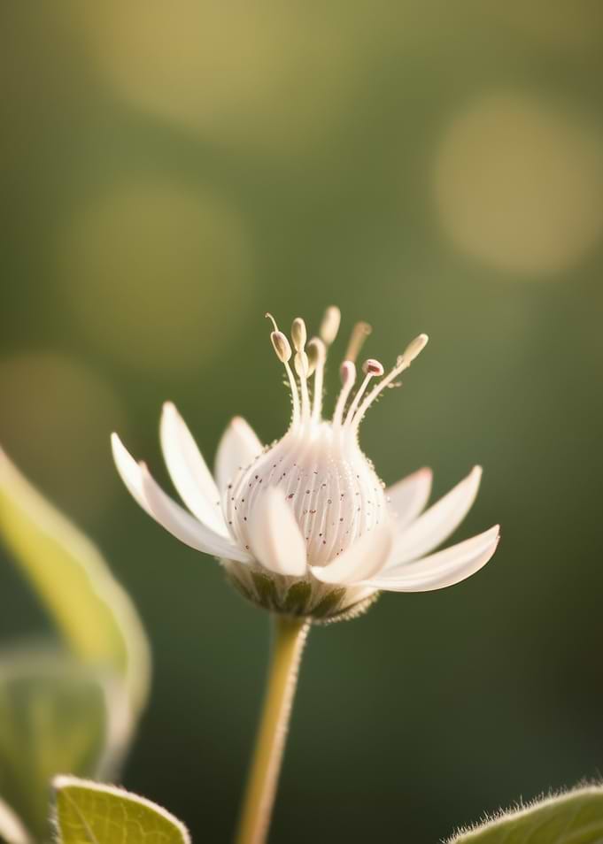 White Flower Close-Up