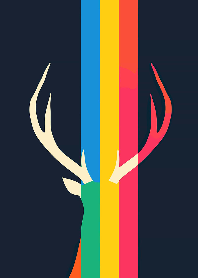 Rainbow Deer
