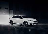 White BMW Car