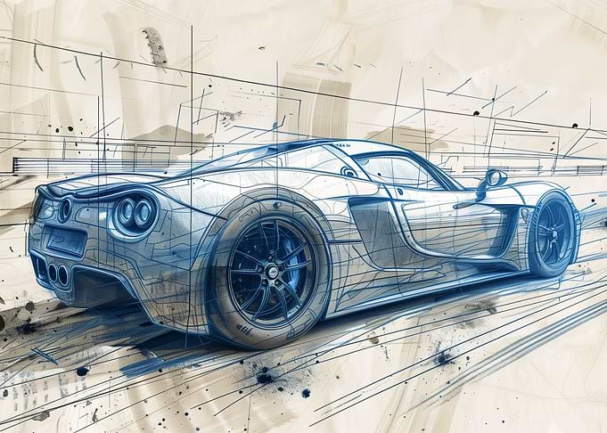 Blueprints Sports Car