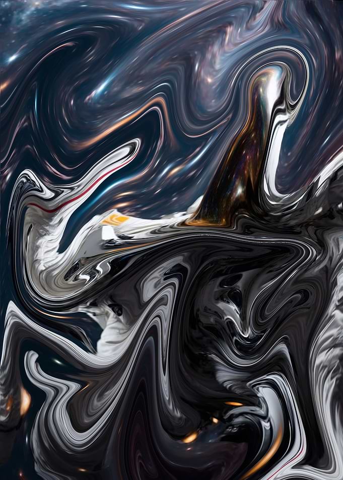 Space Swirl Abstract