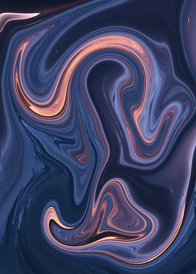 Abstract Swirling Art
