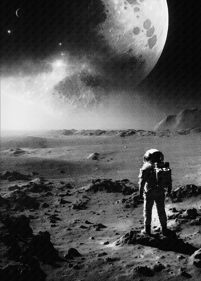 Astronaut on Alien Planet