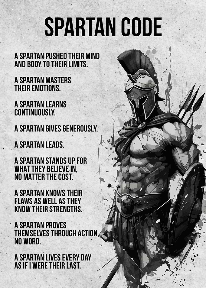 Spartan Code Poster