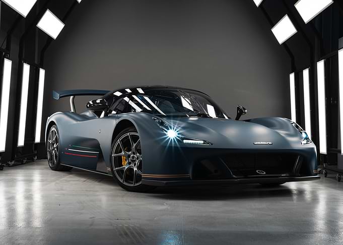 Matte Gray Sports Car