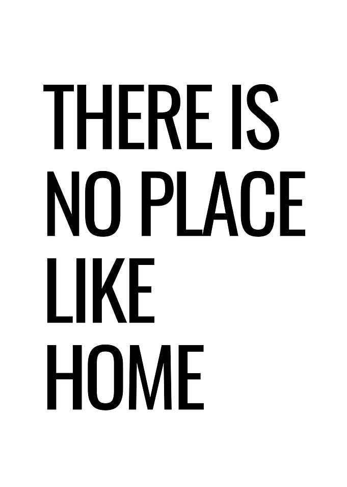 Home Sweet Home Quote