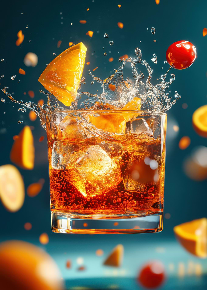 Orange Cocktail Splash