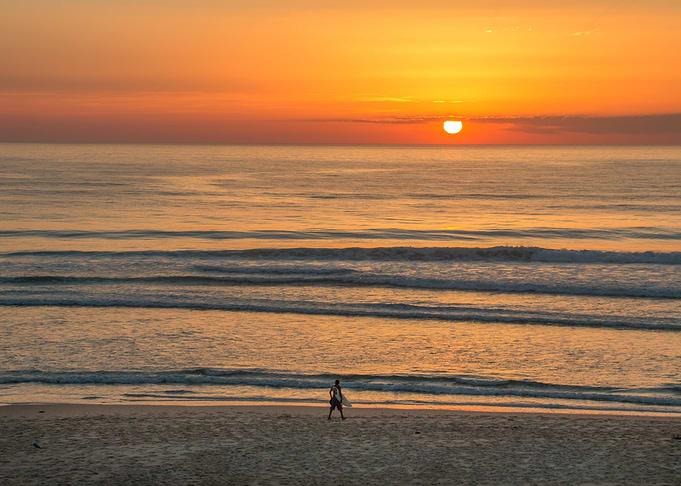 Sunset Beach Walk