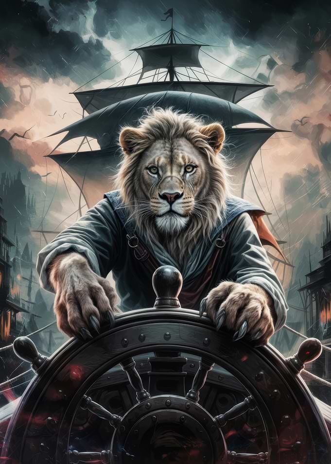 Lion Captain at the Helm