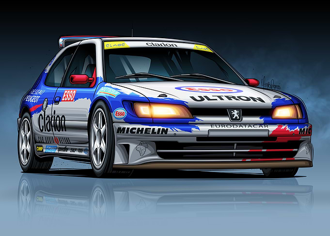 Peugeot 306 Maxi Rally Car