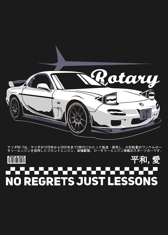 Mazda RX-7 Rotary T-Shirt