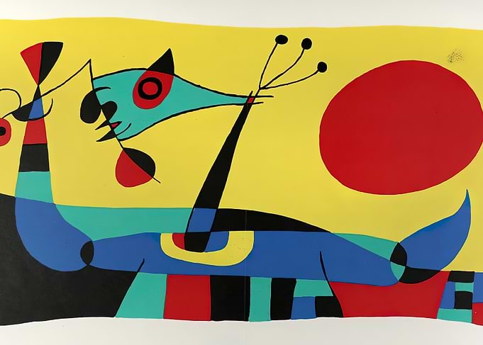 Miró Abstract Art Print