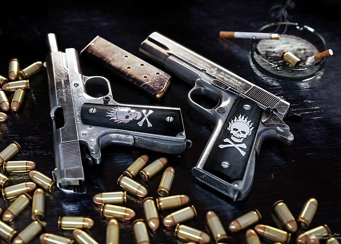 Skull & Crossbones Handguns 1911
