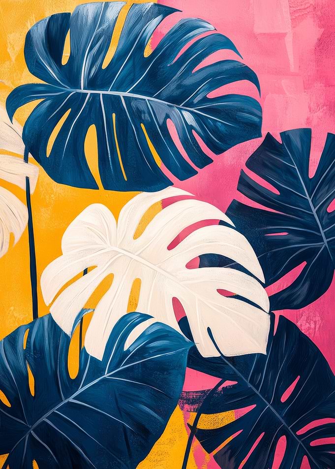 Monstera Art Print | Botanical Poster for Home