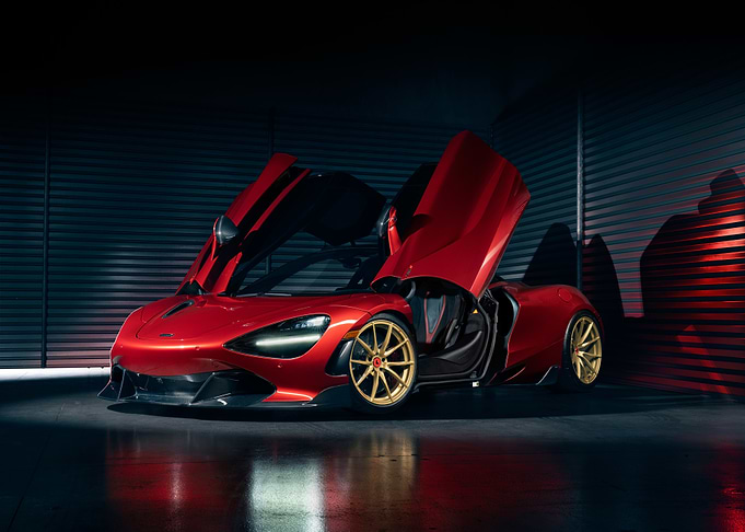 Red McLaren 765LT