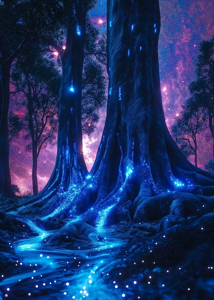Glowing Magic Forest