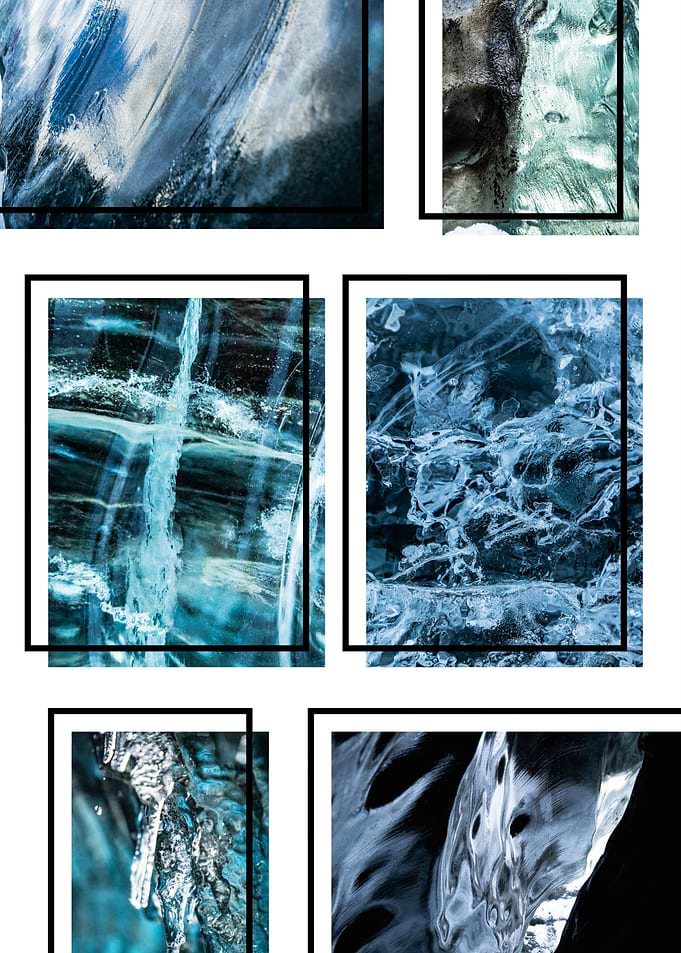Ice Cave Abstract