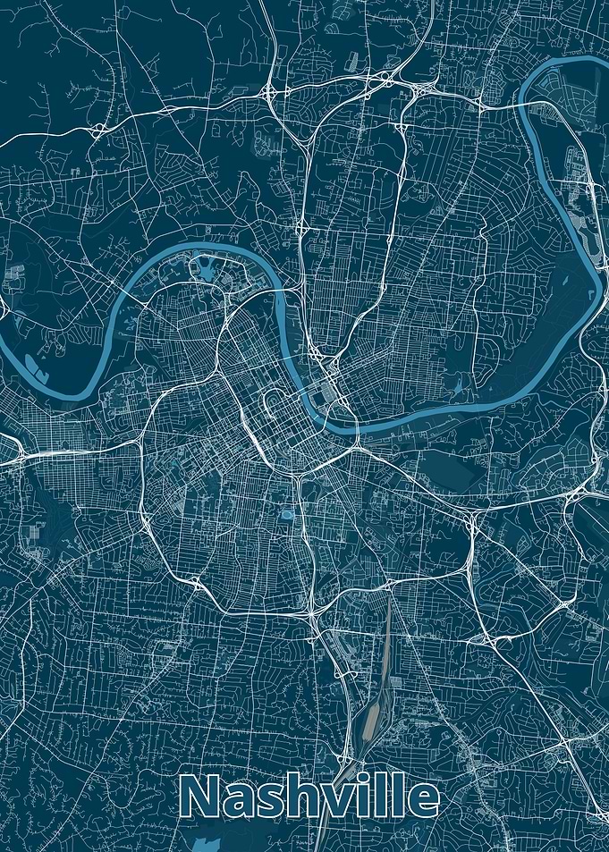 Nashville City Map