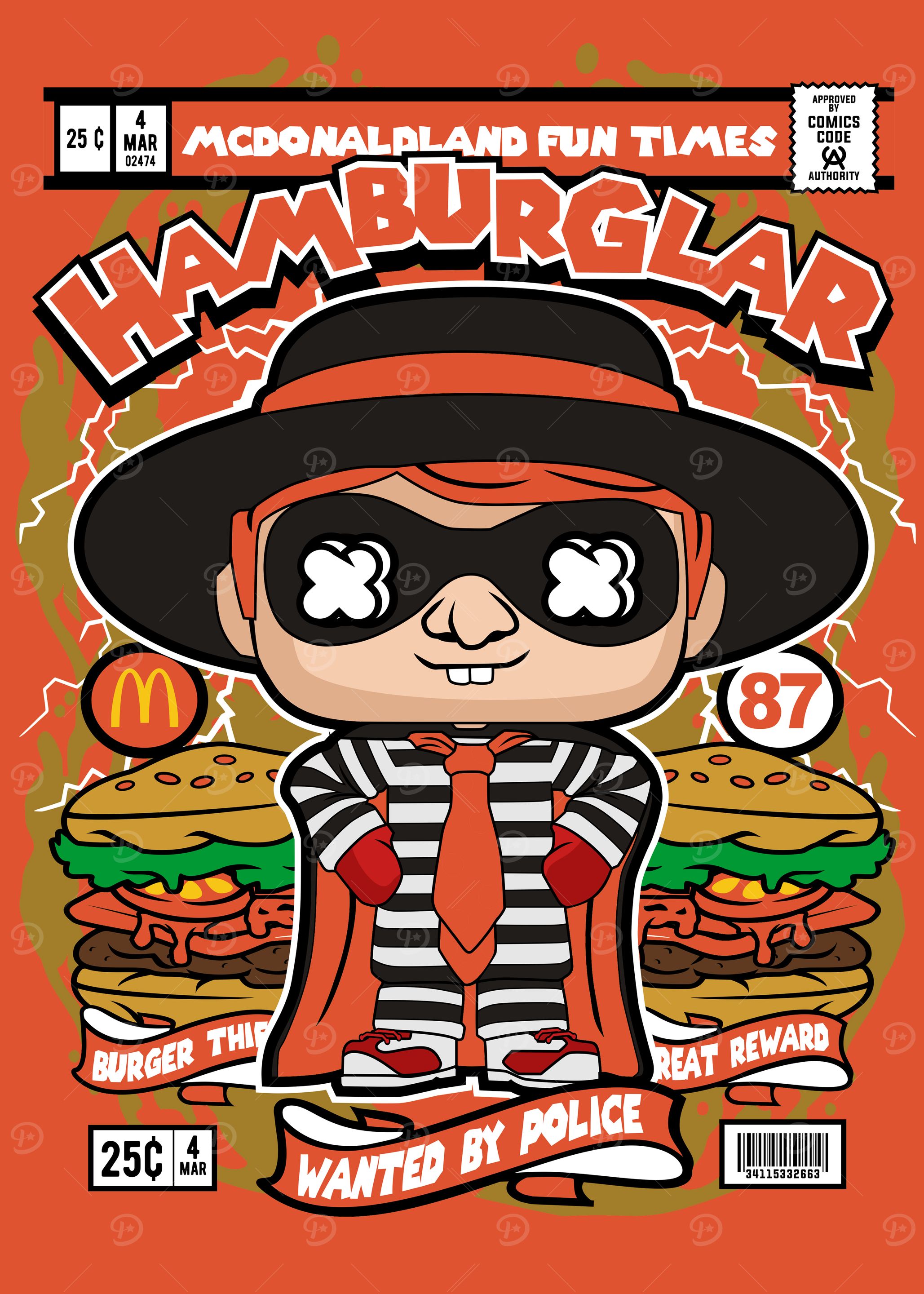 Hamburgerlar Comic Cover
