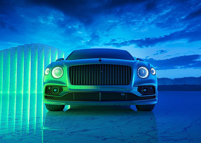 bentley Luxury Car Night Shot