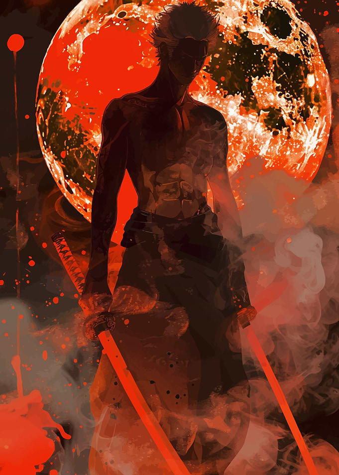 Samurai Under Blood Moon