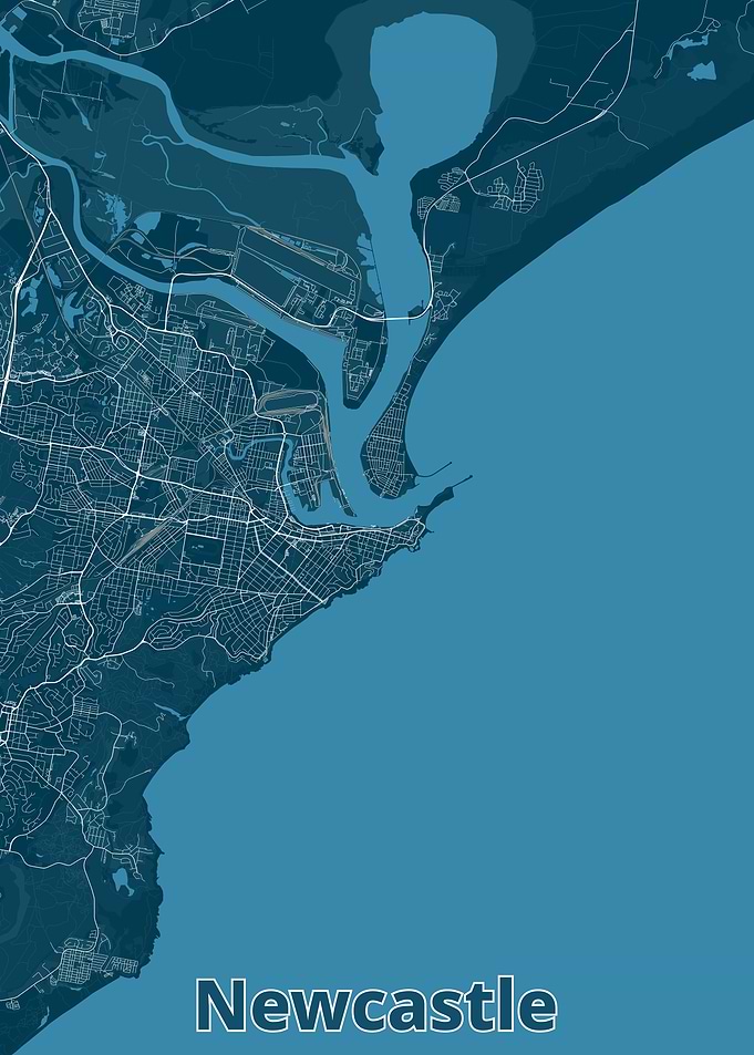 Newcastle City Map