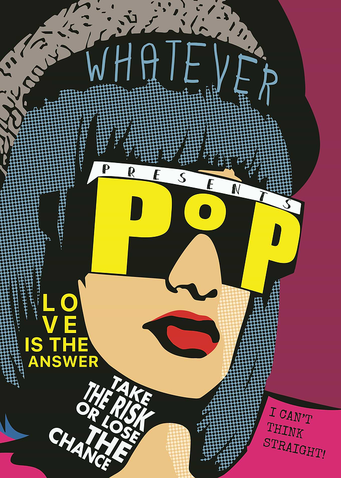 Pop Art Woman with Sunglasses