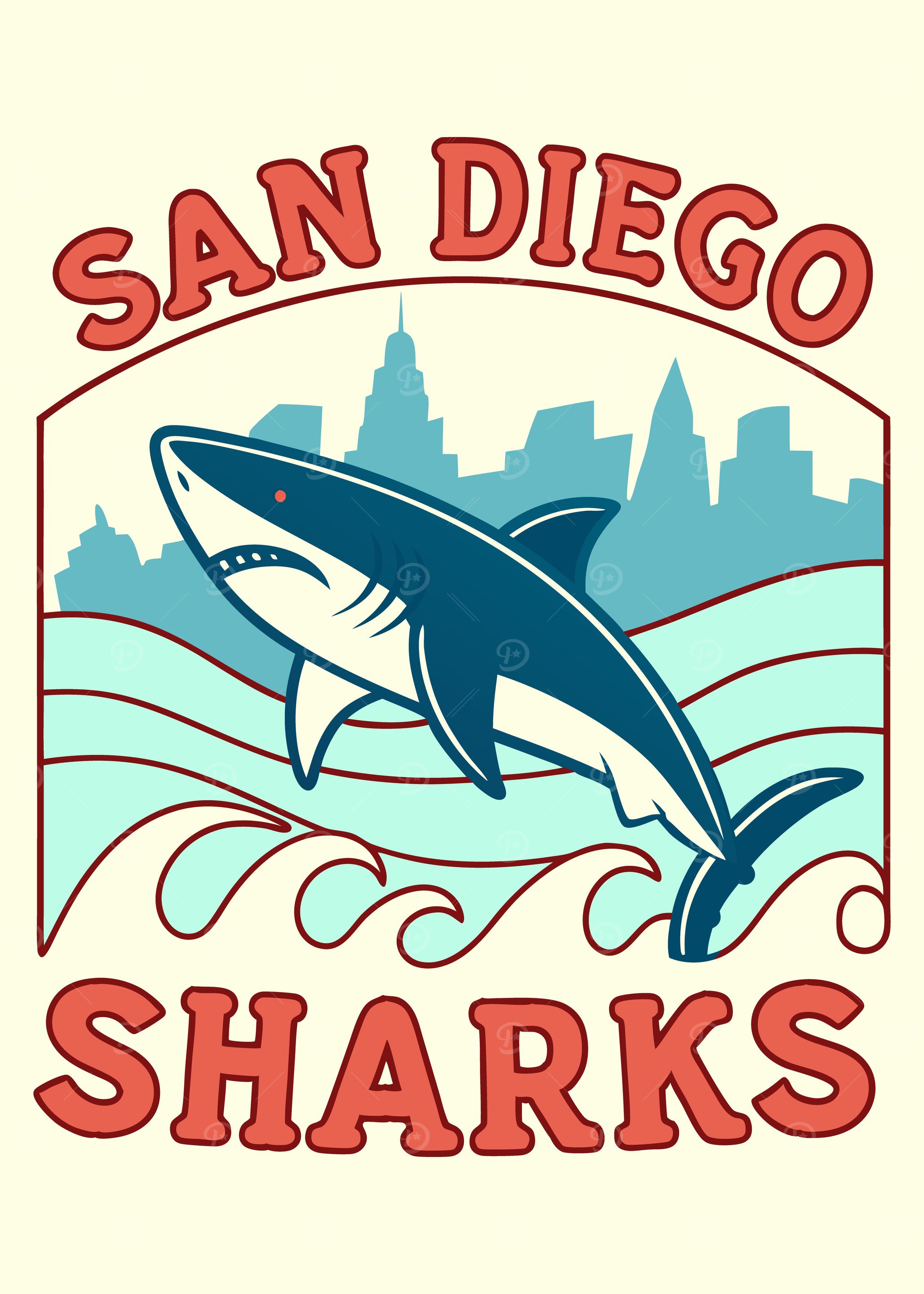 San Diego Sharks Logo