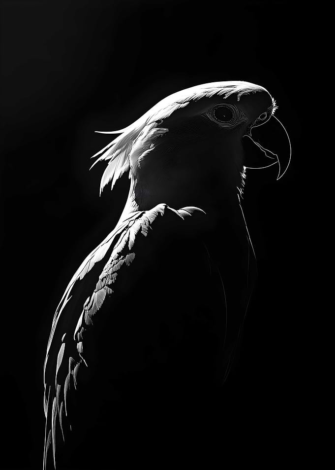 Animal White Parrot