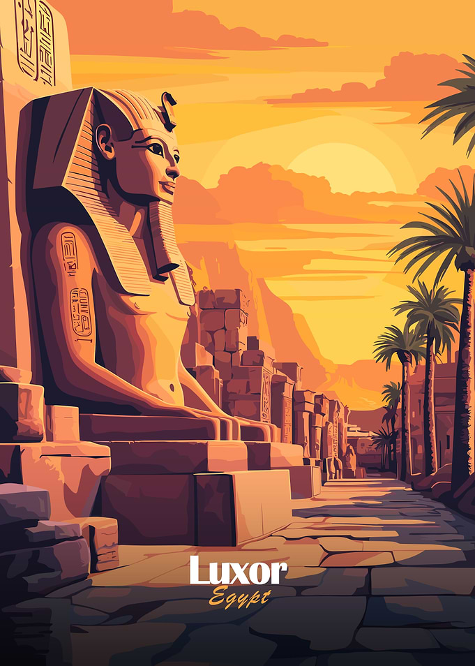 Luxor Egypt Sunset
