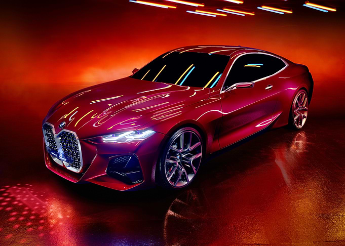 Red BMW