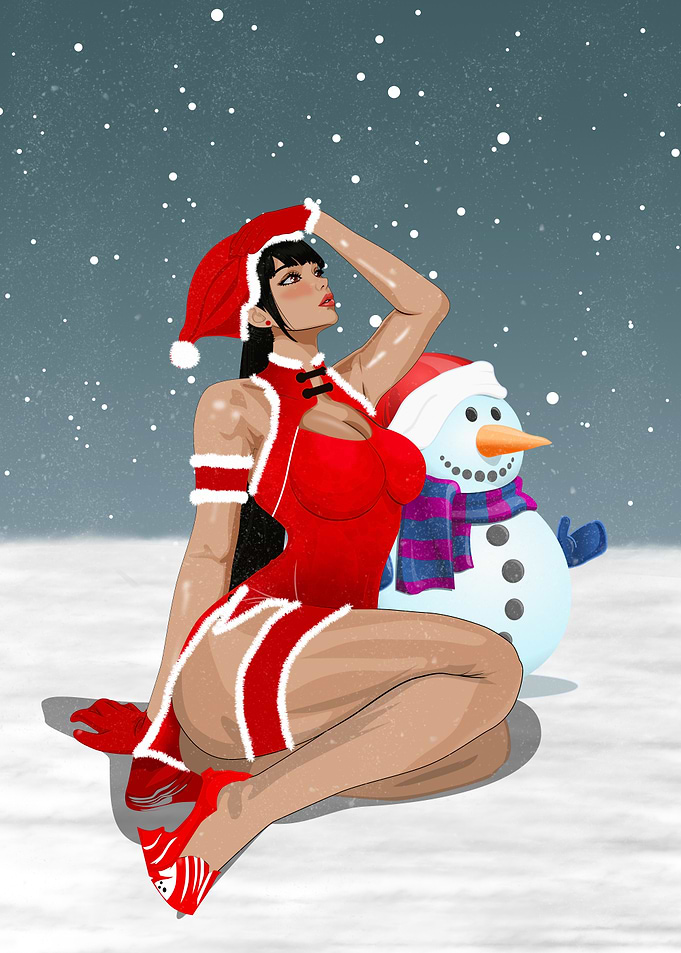 Christmas Anime Girl